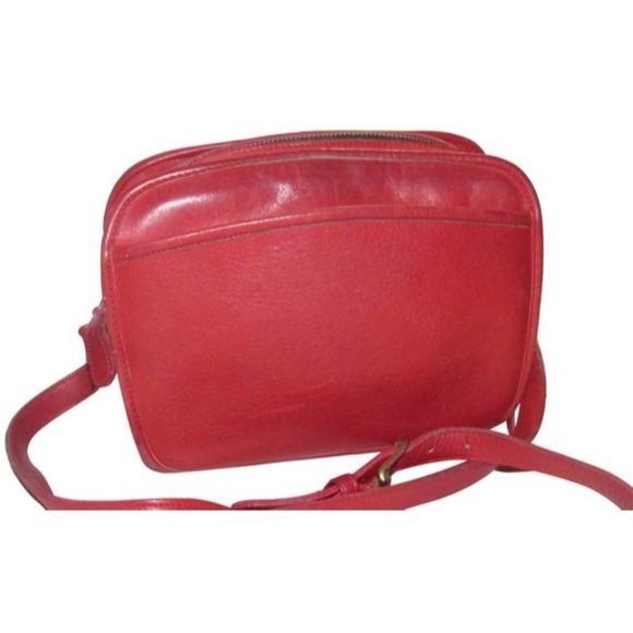 COACH Metropolitan RED Vintage Crossbody Bag - Picture 1 of 12